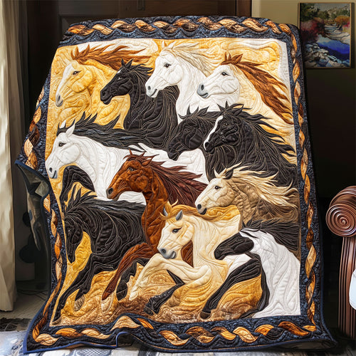 Racing Horse WU0502066CL Quilt