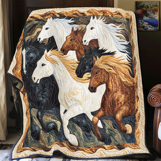 Racing Horse WU0502069CL Quilt