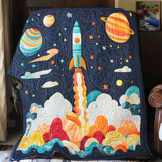 Rocket In The Galaxy WU1002015CL Quilt