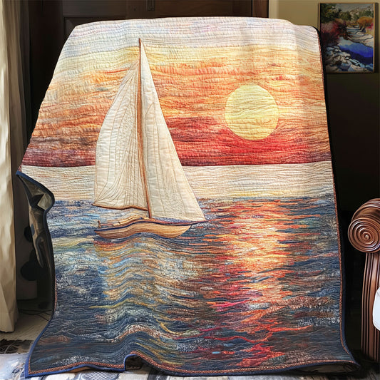 Sailing Sunset Voyage WU1303059CL Quilt