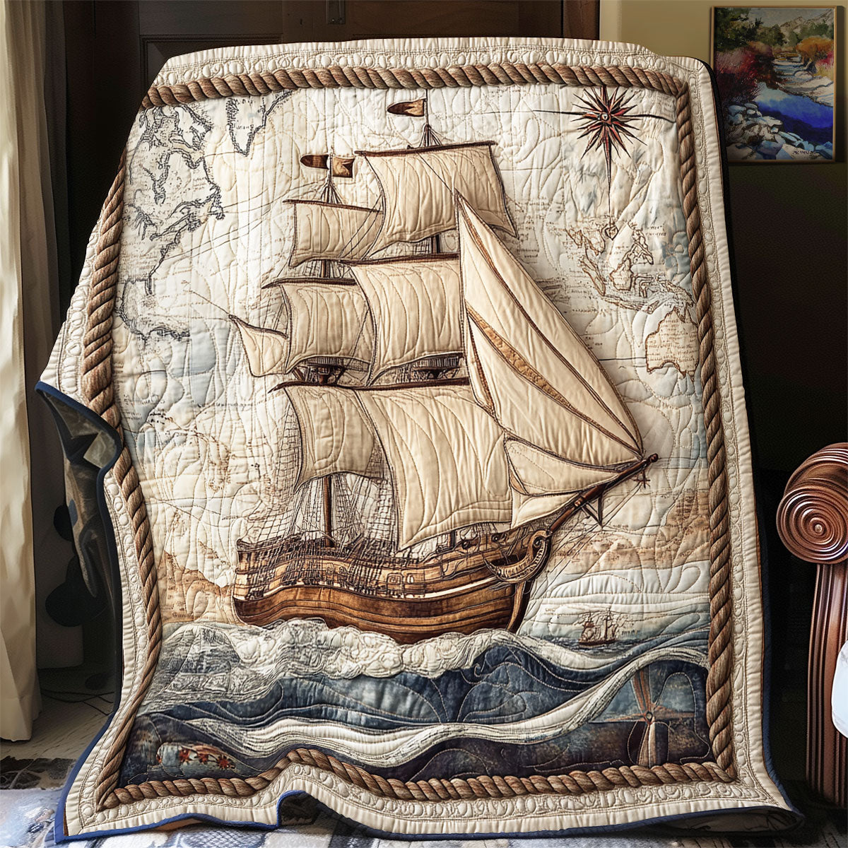 Sailing WU0502046CL Quilt