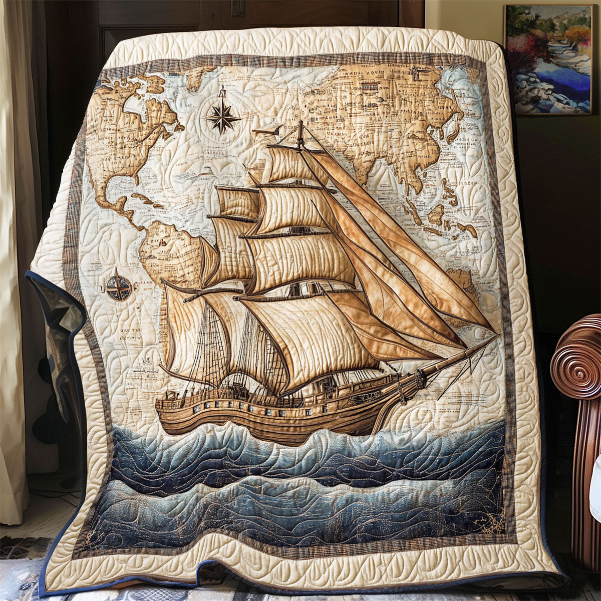 Sailing WU0502056CL Quilt