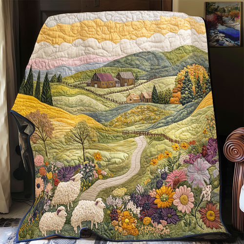 Sheep Horizon Of Colors WU1303037CL Quilt