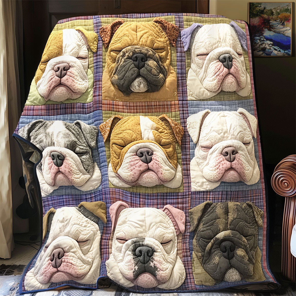 Sleeping Bulldog WU2301056CL Quilt