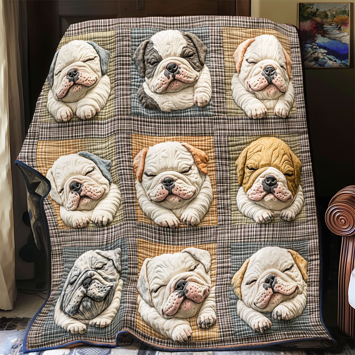 Sleeping Bulldog WU2301058CL Quilt