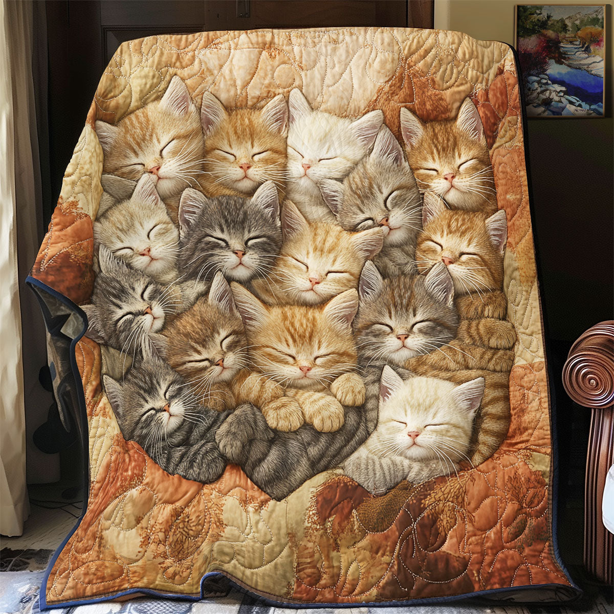 Sleeping Cats WU0101007CL Quilt