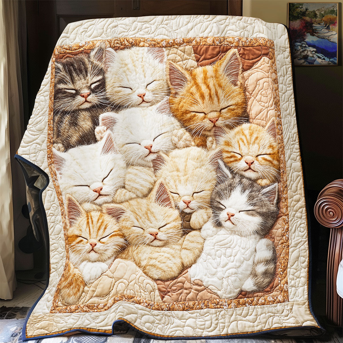 Sleeping Cats WU0101010CL Quilt