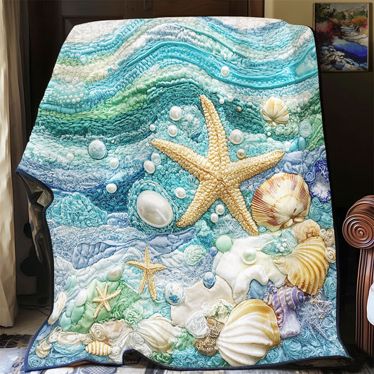 Sparkle Starfish WU1102014CL Quilt