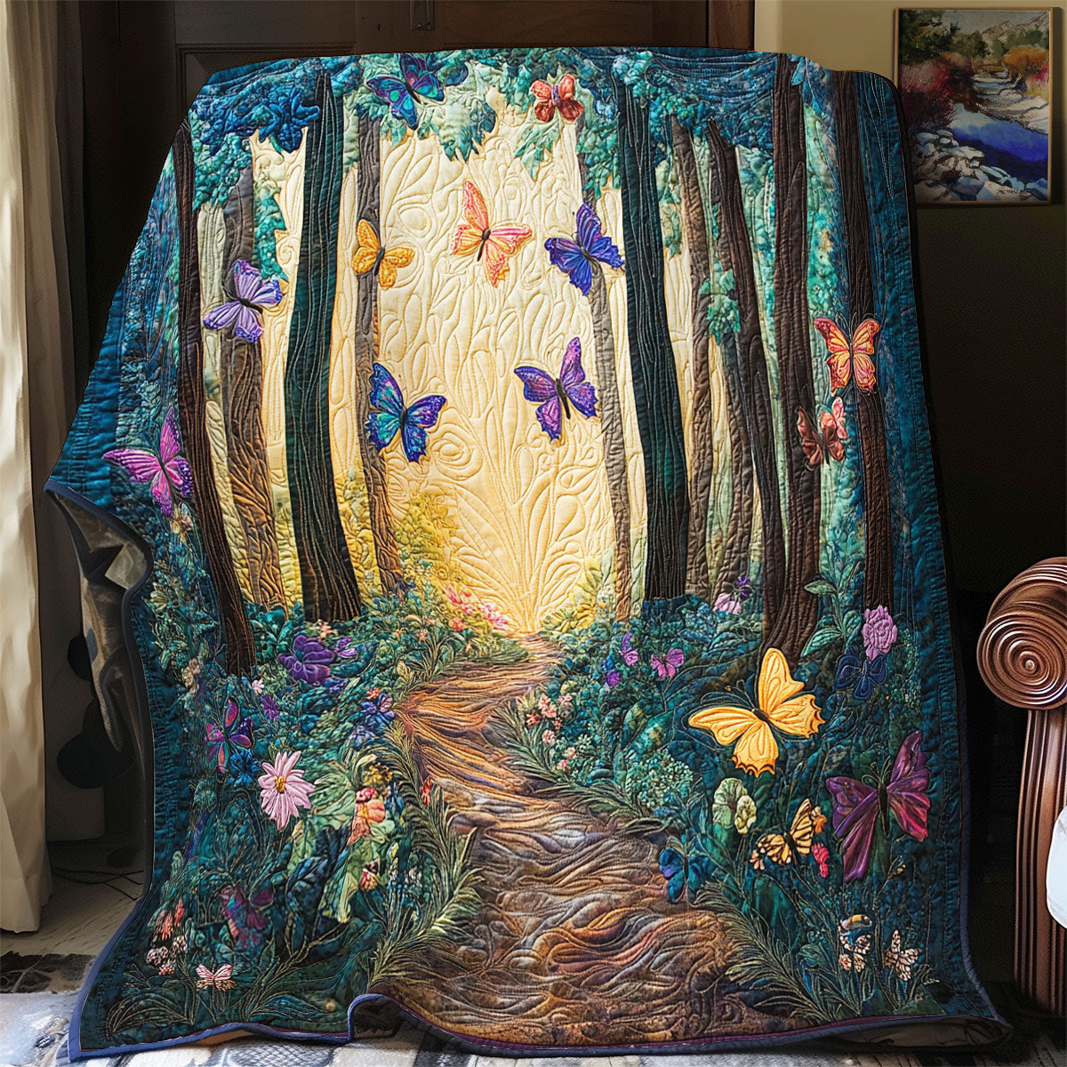 Spring Bloom & Butterfly Glow WU1203054CL Quilt