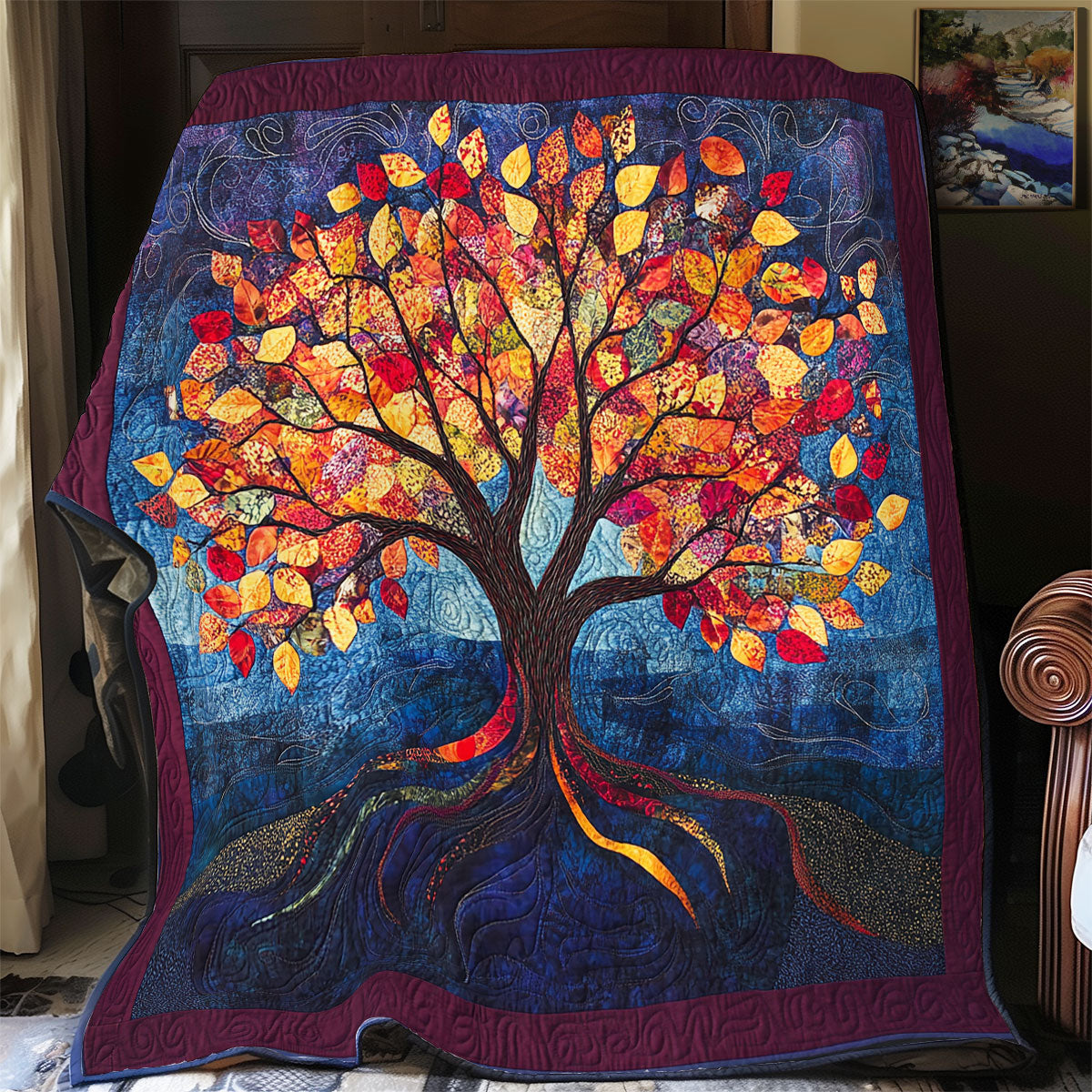 Timeless Tree Of Life WU0503013CL Quilt