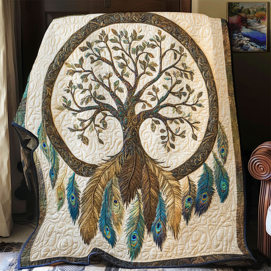 Tree Of Life Dreamcatcher WU0502075CL Quilt