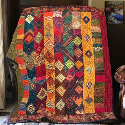 Tribal Patchwork WU0602029CL Quilt