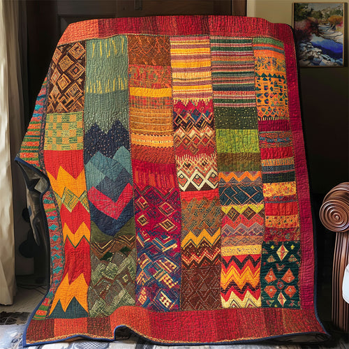 Tribal Patchwork WU0602031CL Quilt