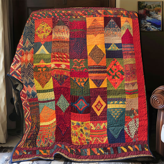 Tribal Patchwork WU0602032CL Quilt