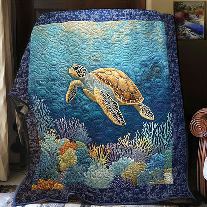 Turtle Dreams In The Deep WU1303135CL Quilt