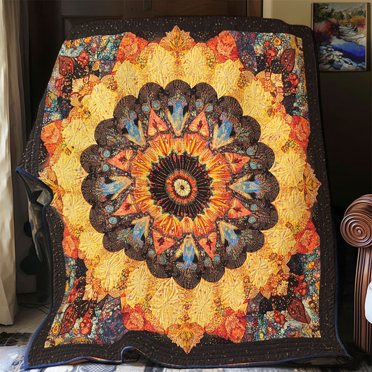 Vibrant Mandala WU2001079CL Quilt