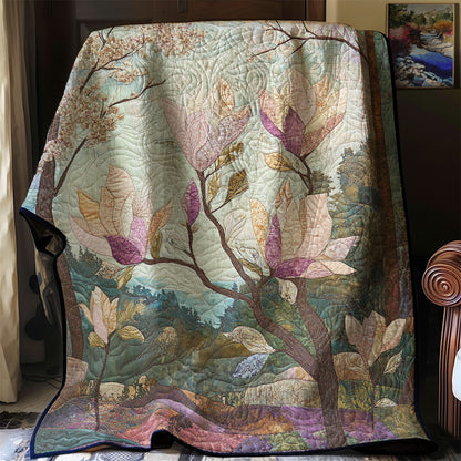 Vintage Magnolia Blooming WU1803033CL Quilt