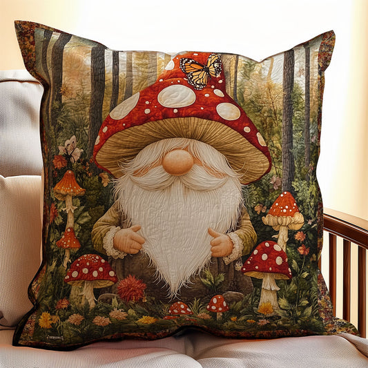 Gnome Forest WU0702022CL Quilt Pillow Case