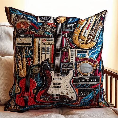 Guitar Rock WU0702064CL Quilt Pillow Case