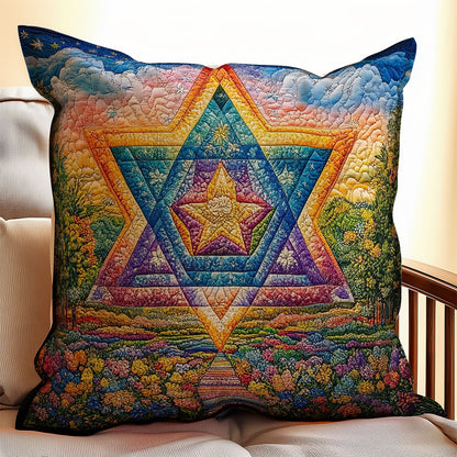 Jewish Star Of David WU0702094CL Quilt Pillow Case