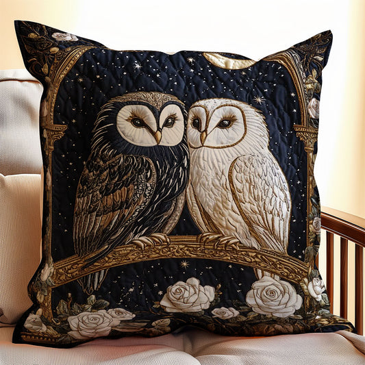 Midnight Owl WU0702057CL Quilt Pillow Case