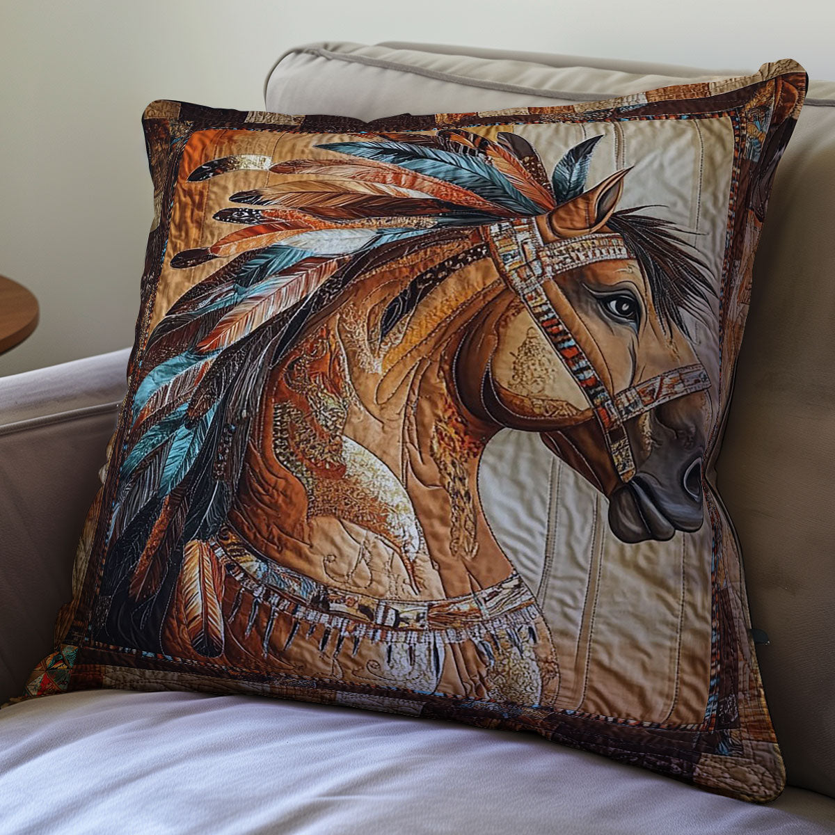 Horse Lost In The Wild WU0702062CL Quilt Pillow Case