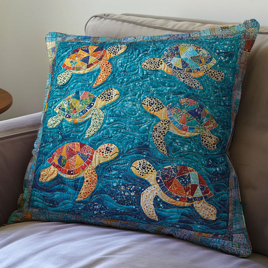 Sea Turtles WU0702012CL Quilt Pillow Case