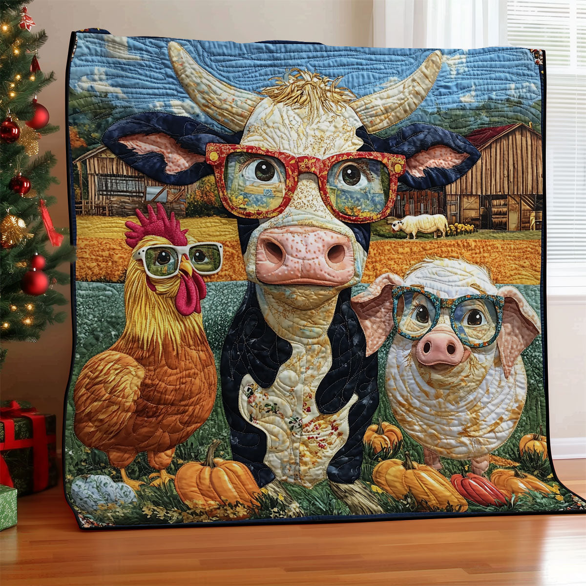 Happy Farm WU0301059CL Quilt