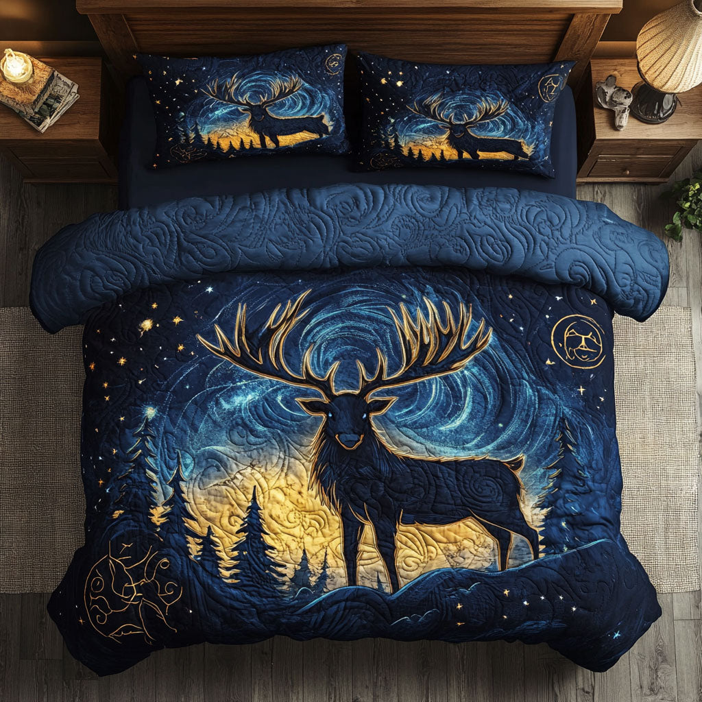 Moose Starry Night WU1802008CL Duvet Cover Set