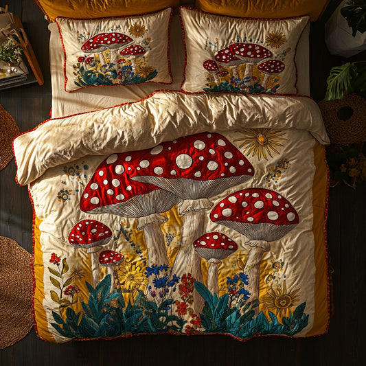 Mushroom Dreamscape Fungi WU1703013CL Duvet Cover Set