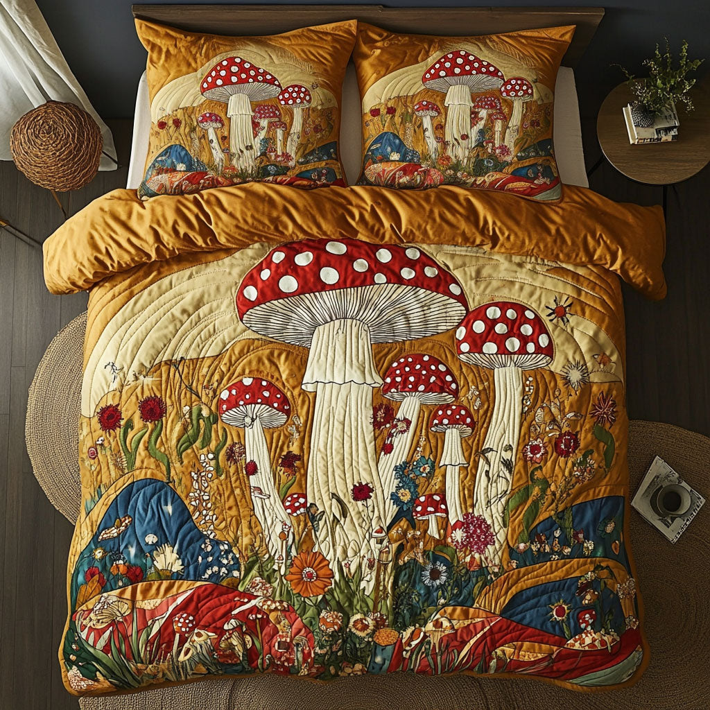 Mushroom Dreamscape Fungi WU1703015CL Duvet Cover Set