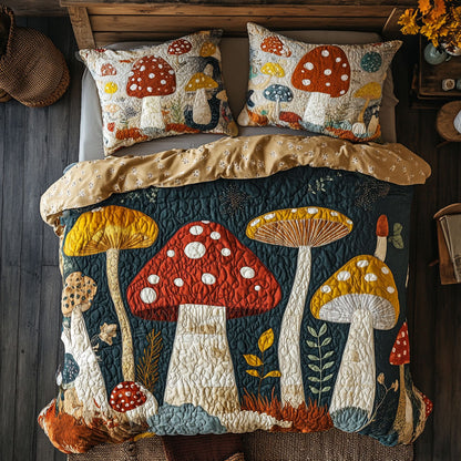 Mystical Mushroom Forest WU0403001CL Duvet Cover Set