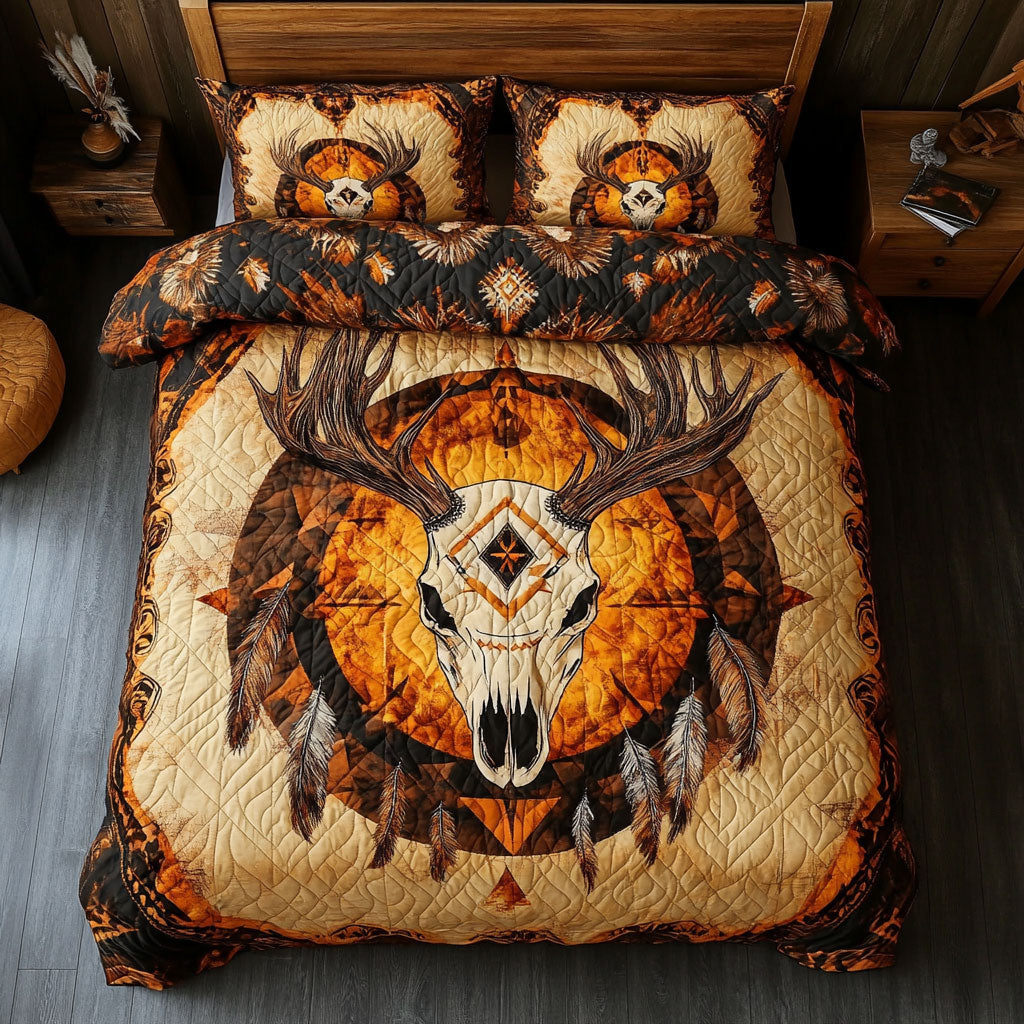 Native American Buffalo Dreams & Tribal Echoes WU1103005CL Duvet Cover Set