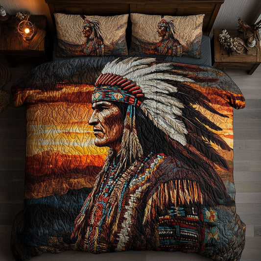 Native American Chief WU1002065CL Duvet Cover Set