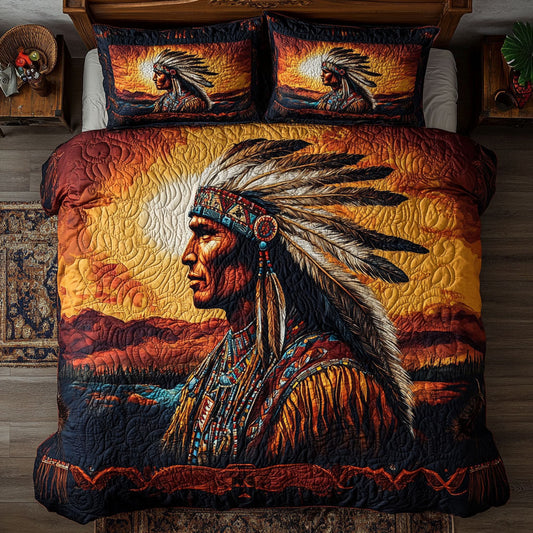 Native American Chief WU1002068CL Duvet Cover Set