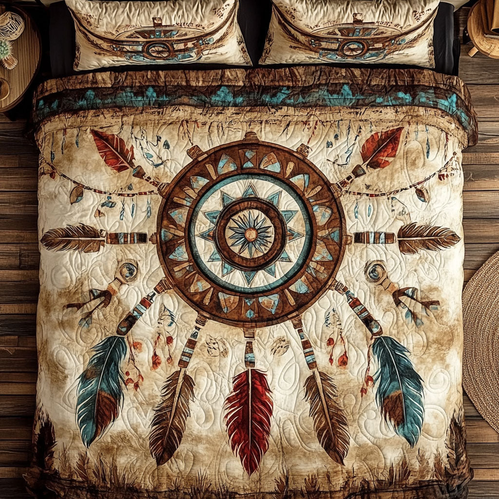 Native American Dreamcatcher WU2602020CL Duvet Cover Set