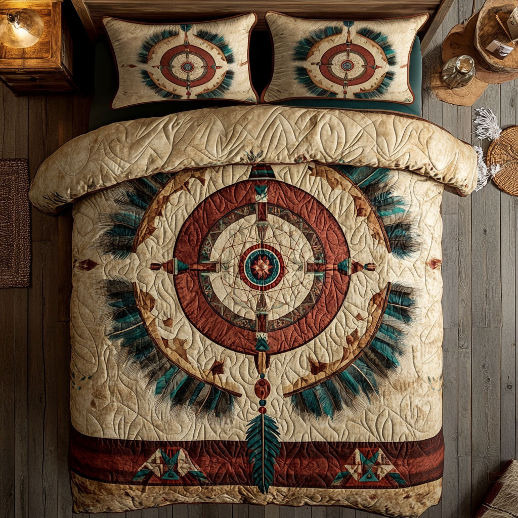 Native American Dreamcatcher WU2602021CL Duvet Cover Set