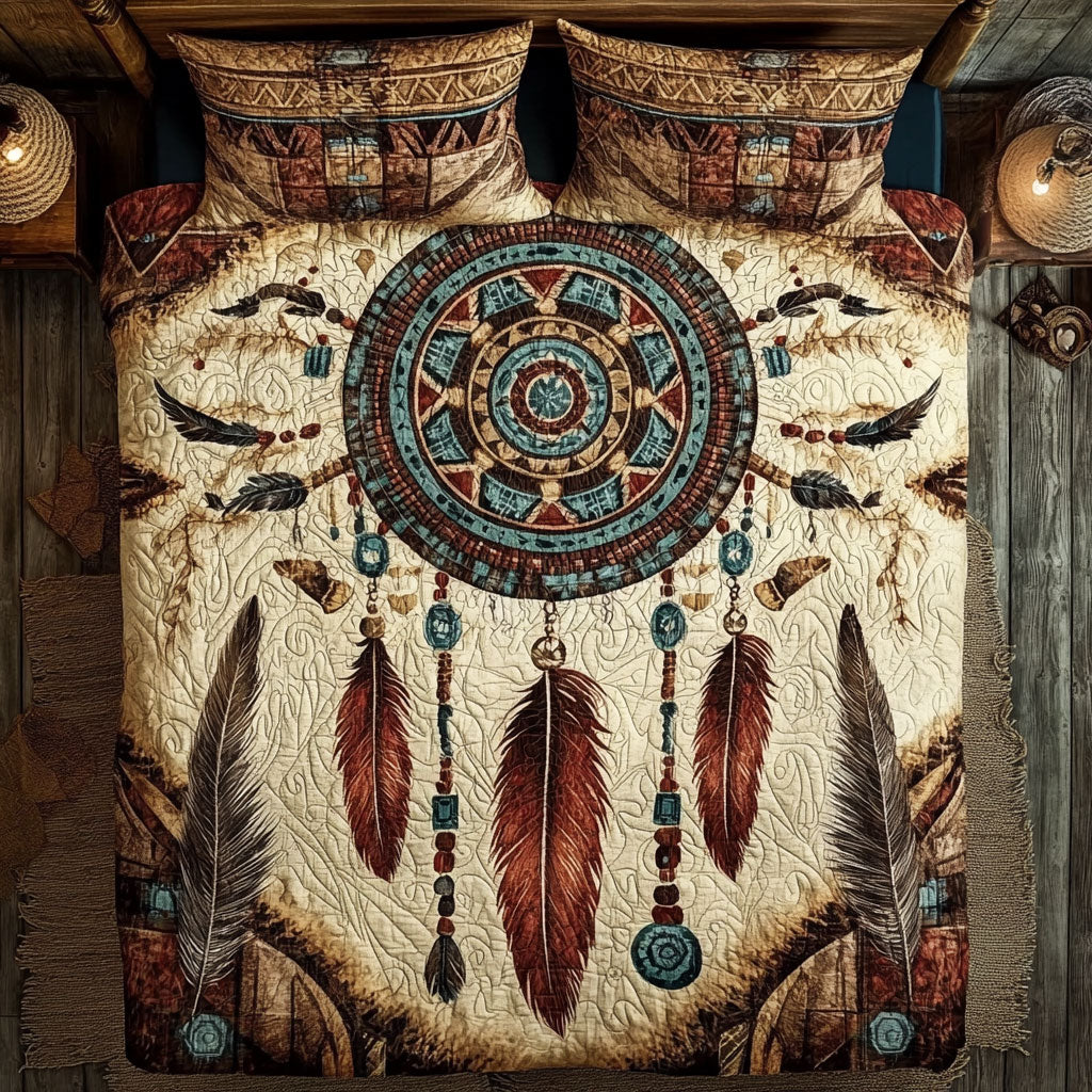 Native American Dreamcatcher WU2602023CL Duvet Cover Set