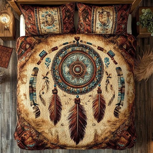 Native American Dreamcatcher WU2602026CL Duvet Cover Set