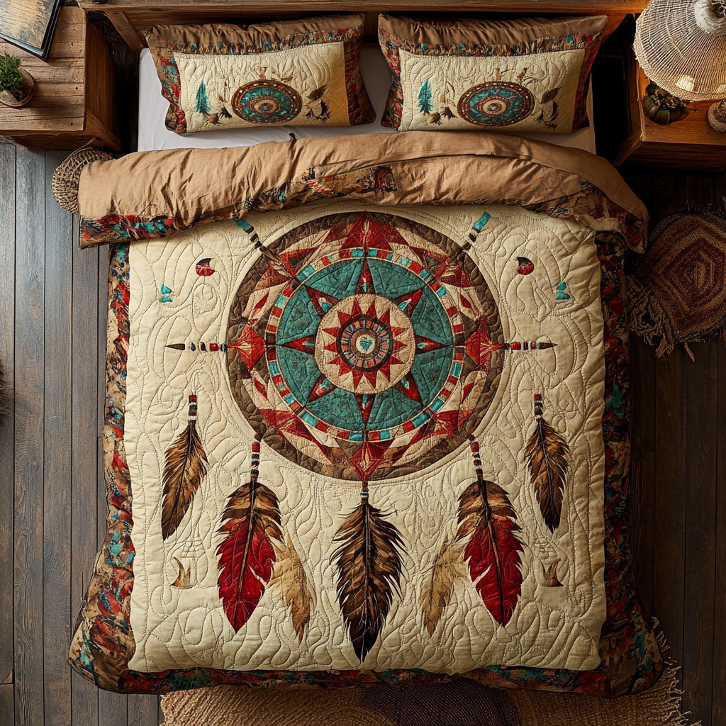 Native American Dreamcatcher WU2602027CL Duvet Cover Set