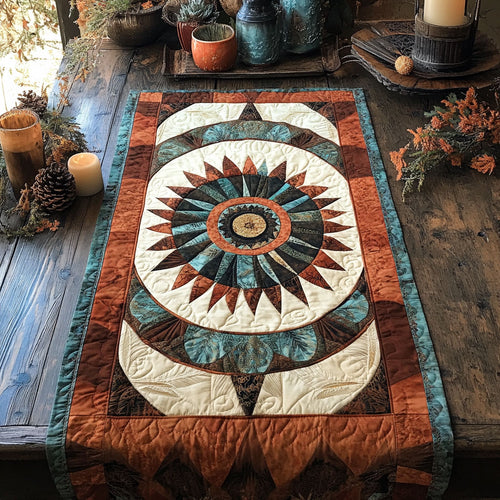 Native American Mandala WU0303017CL Quilted Table Runner