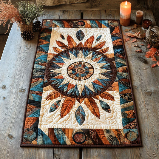 Native American Mandala WU0303069CL Quilted Table Runner