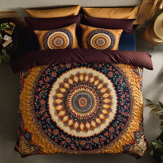 Native American Mandala WU2001019CL Duvet Cover Set