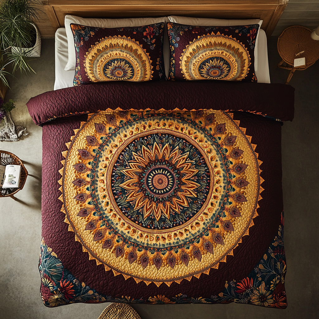 Native American Mandala WU2001021CL Duvet Cover Set