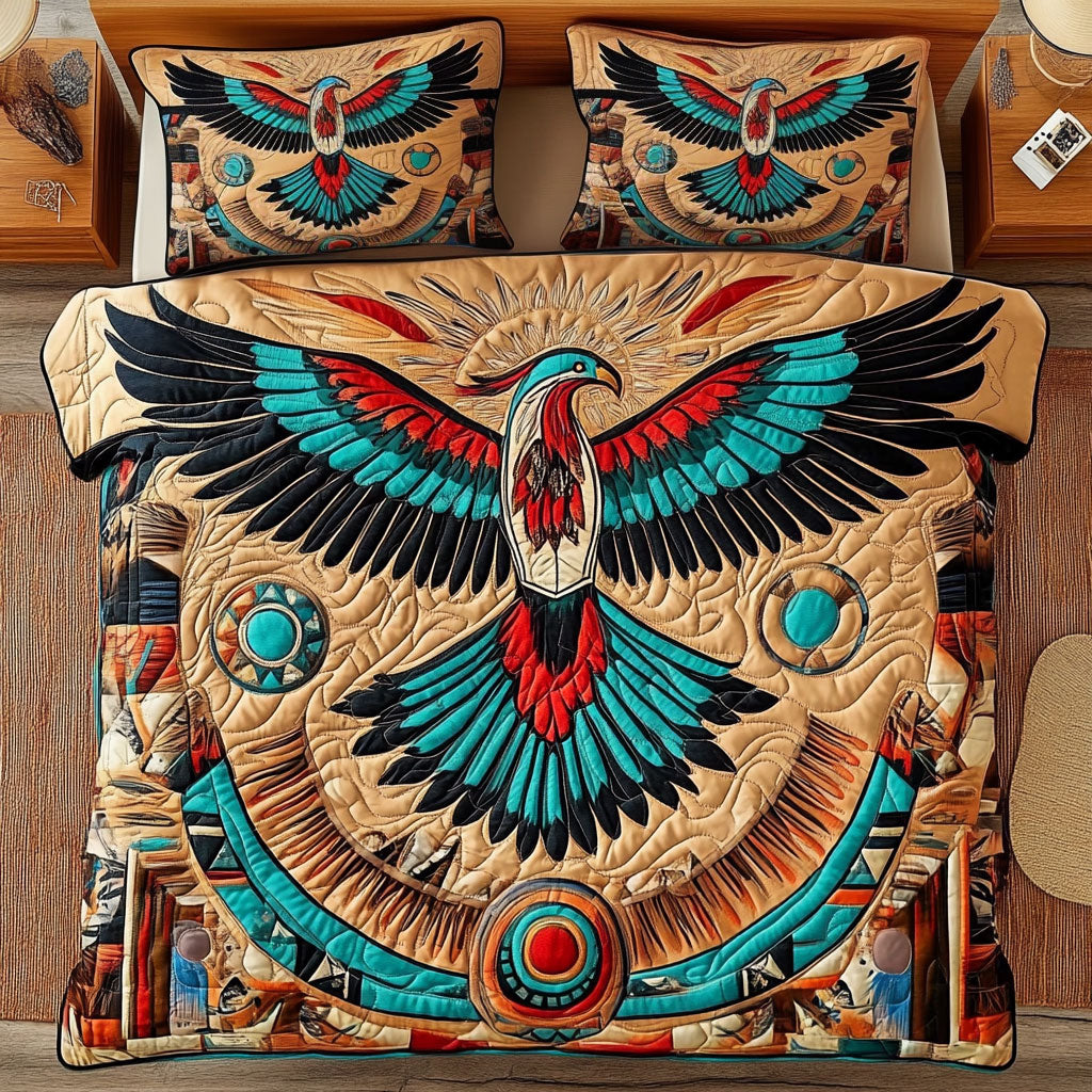 Native American Spirit Of The Thunderbird WU1703047CL Duvet Cover Set