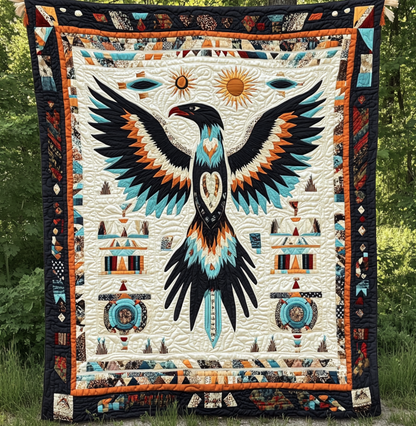 Native American Spirit Of The Thunderbird WU1803001CL Quilt