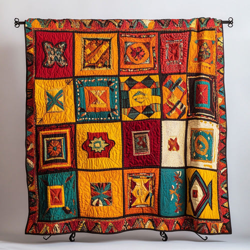 Native American Timeless Tribal Weave WU1303014CL Quilt