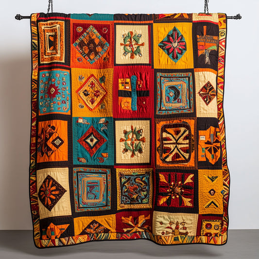 Native American Timeless Tribal Weave WU1303015CL Quilt