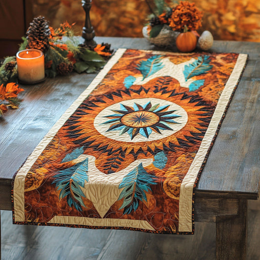 Native American Tribal Mandala WU0303007CL Quilted Table Runner