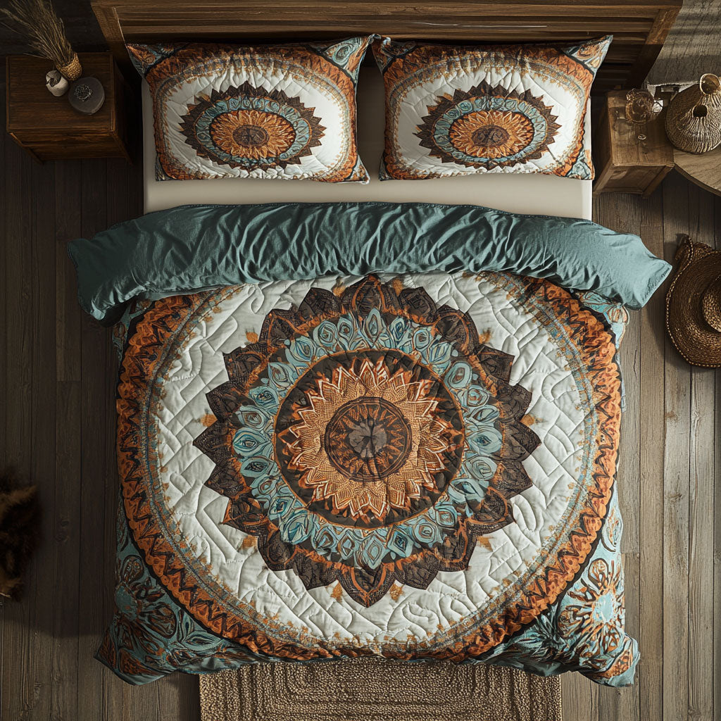 Native American Tribal Mandala WU1802015CL Duvet Cover Set